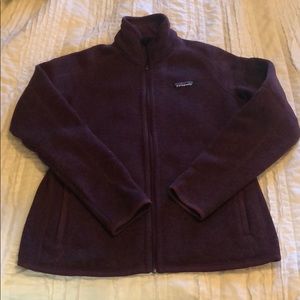 Maroon Patagonia Better Sweater Fleece Jacket
